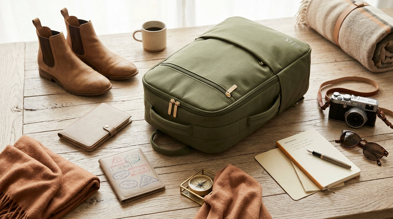 beis travel backpack dupe BIS 'The Backpack' in Beige Congratsyouve found it Beis Wicked Backpack Alternative |