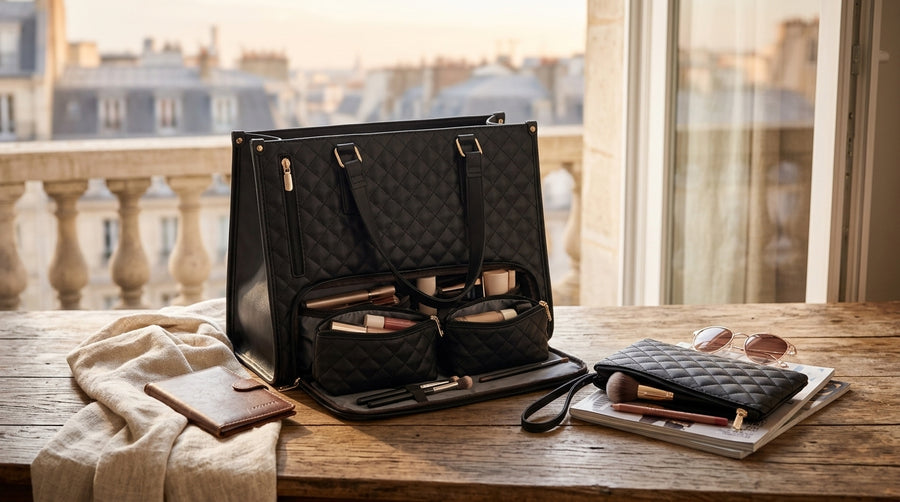 How to Organize Makeup Bag for Travel with the 3 IN 1 Totebag