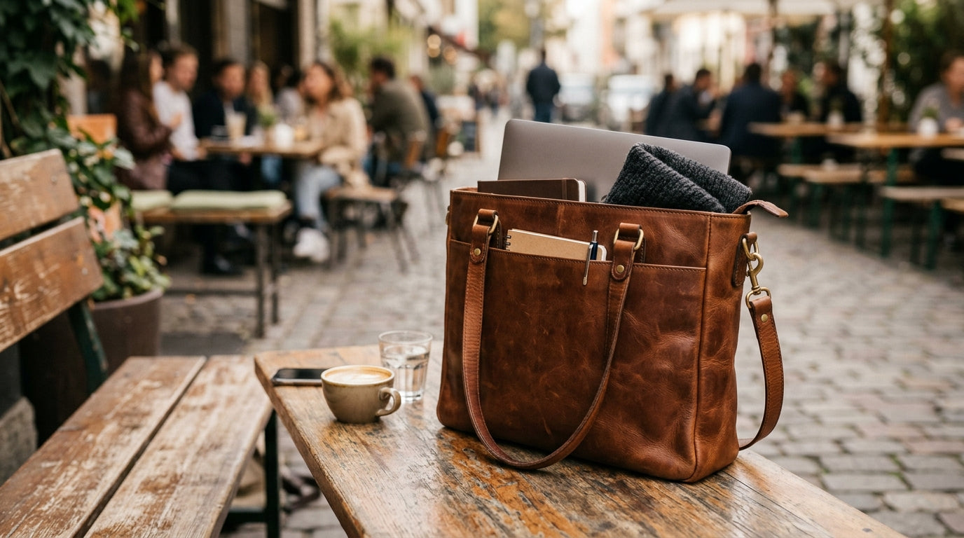 Why Professionals Need a Leather Commuter Tote for Style and Durability
