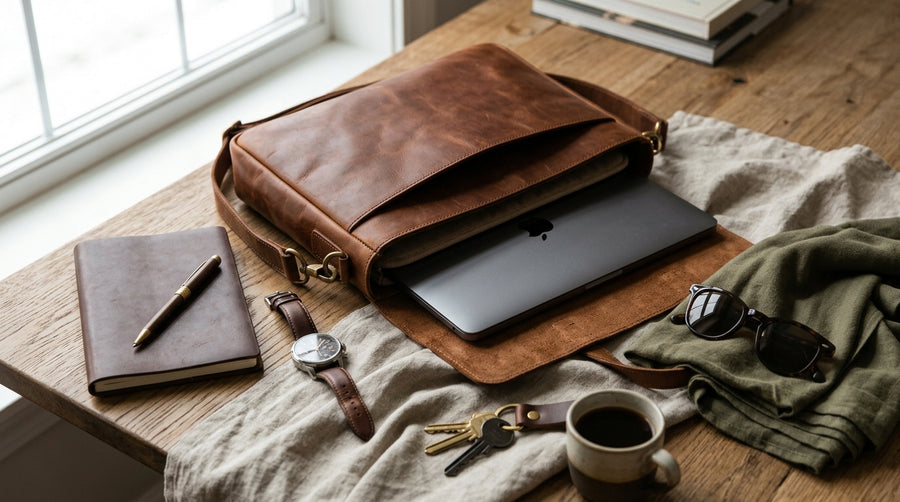 The Best Leather Laptop Bag for Men for Work and Travel