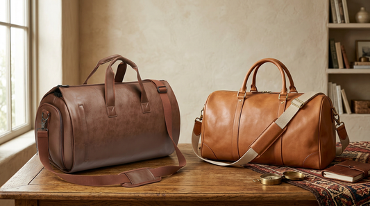 Large Leather Overnight Bag vs Suitcase: The Best Choice for Travel