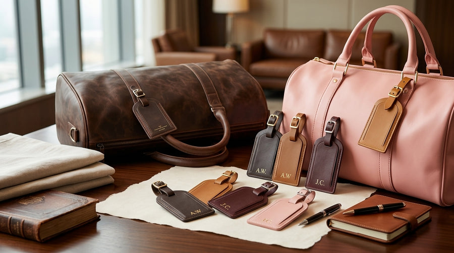 Why Every Traveler Needs Luxury Leather Luggage Tags for Security and Style