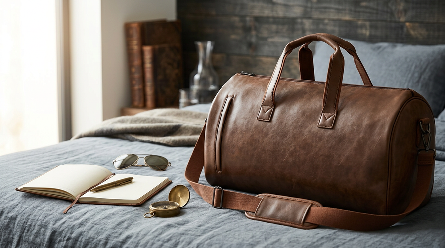 Luhxe Leather Duffle Bag Review for Luxury Travelers