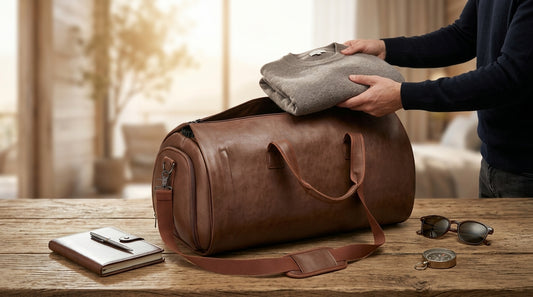 How to Pack a Leather Weekend Duffle bag for a 3 Day Trip