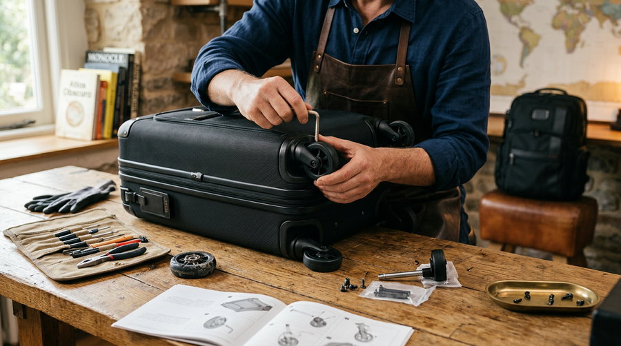 Tumi Luggage Wheel Repair Guide for DIY Fixes and Warranty Service