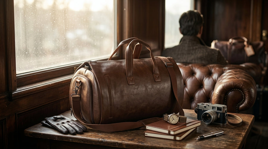 Why a Mens Leather Holdall is a Timeless Travel Essential