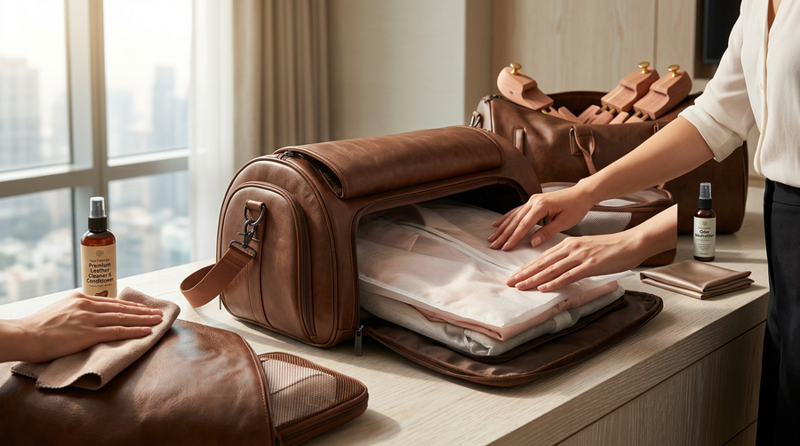 Essential Leather Duffel Bag Tips for Maintenance and Storage
