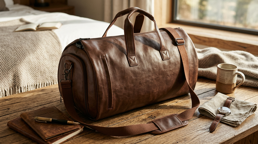 Why a Full Grain Leather Holdall Is the Best Investment for Long Term Travel