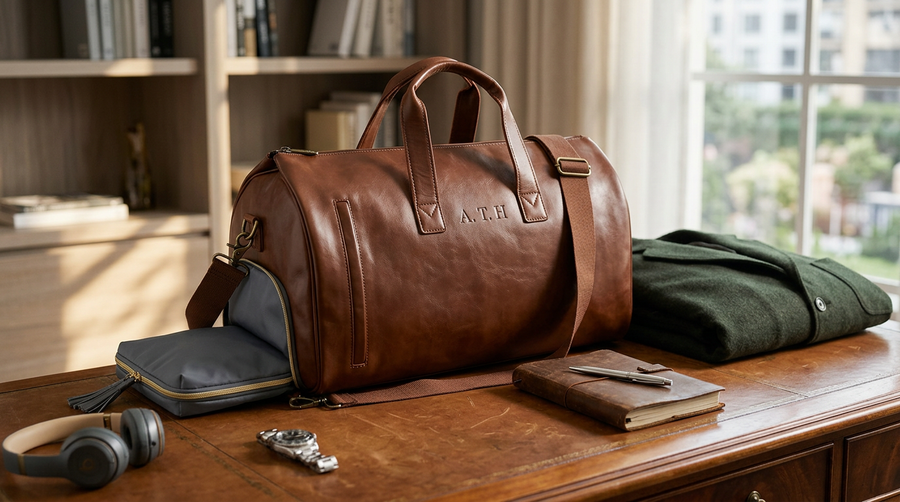 The Complete Guide to Choosing a Mens Monogrammed Travel Bag