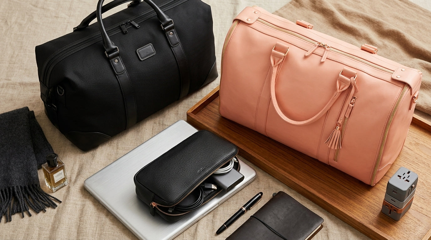Tumi corporate weekender duffel black: comparing dark aesthetic travel gear