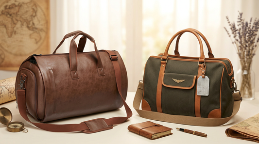 Vintage Flight Attendant Bag Styles vs Modern Leather Duffels in 2026
