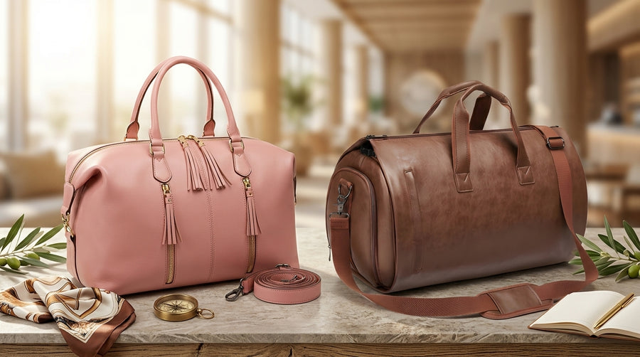 Women's Large Weekend Bag Designer Size and Capacity Comparison