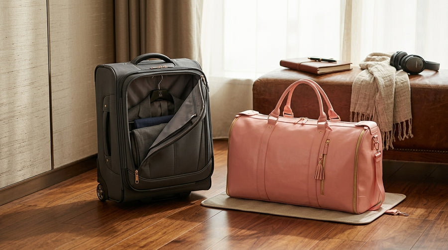Travelpro Platinum Elite carry-on rolling garment bag vs Luhxe Comparison Guide