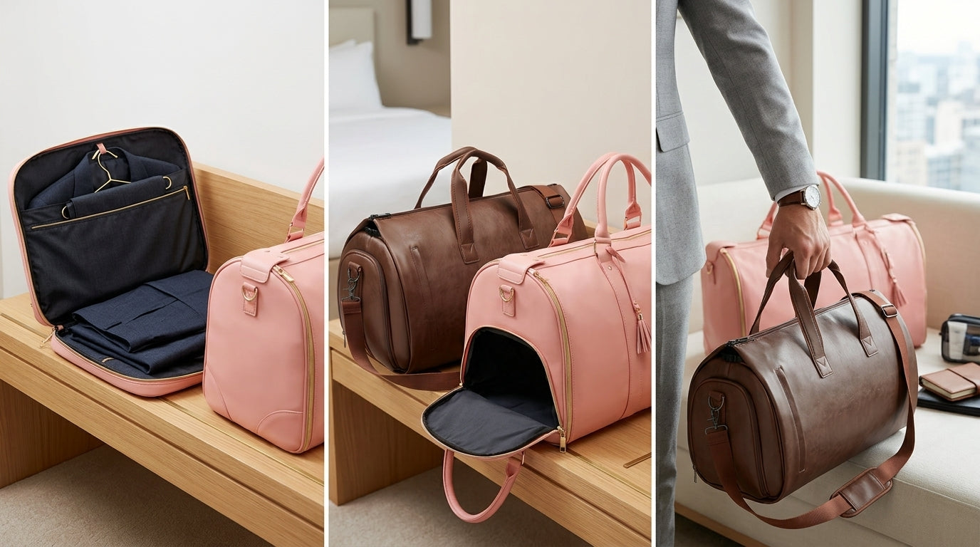 How to pack a carry-on garment bag for suits to avoid wrinkles