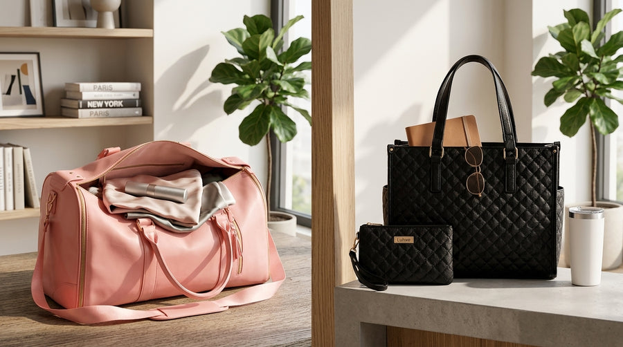 Luhxe 3 in 1 Tote Bag vs Luhxe Travel Bag 2.0 Comparison