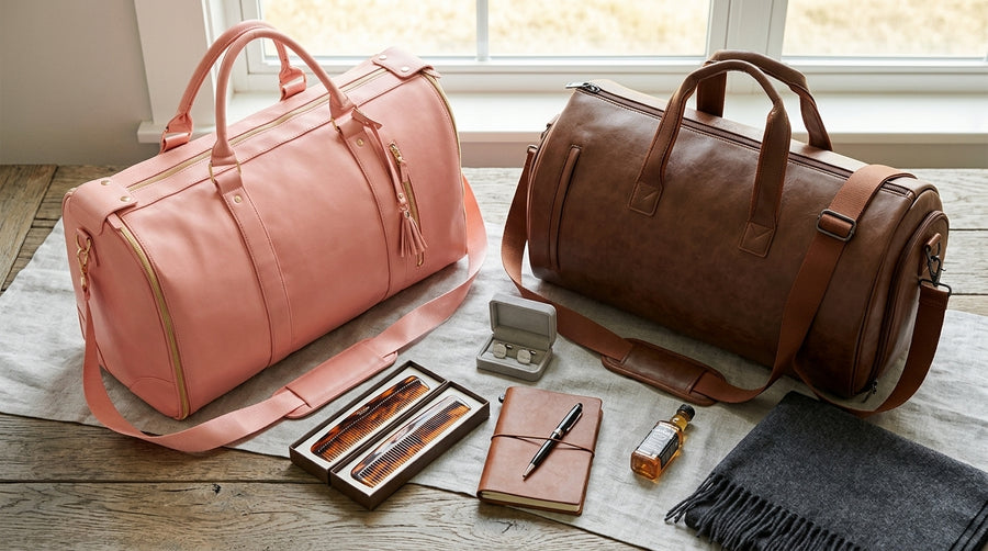 Top 5 groomsmen gift weekend bag options for premium weddings