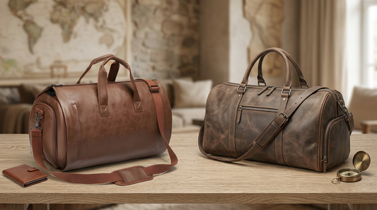 Leather Duffel Bag vs Polyester Which Travel Bag Is Better