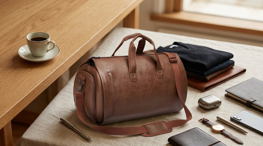Best Leather Duffel Bag for Business Professionals