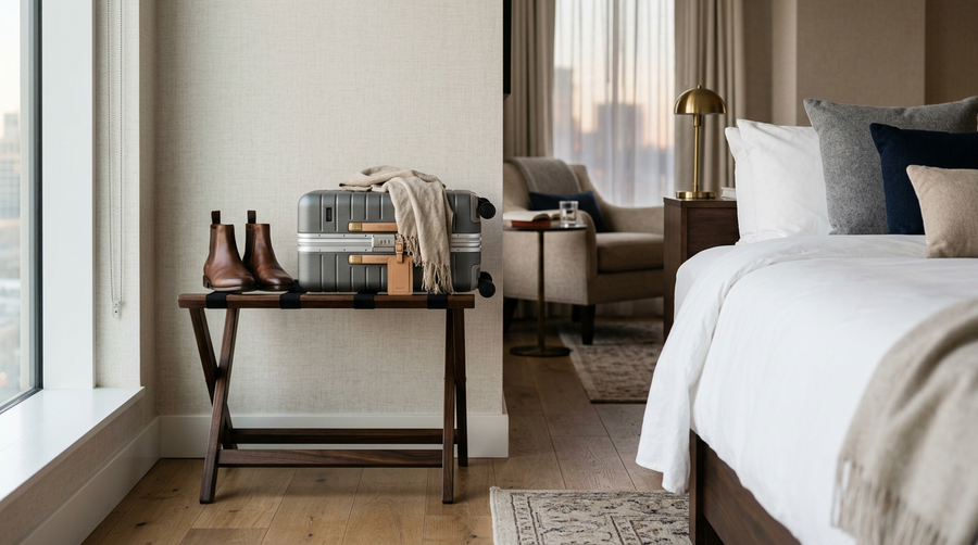 Best Fold Away Luggage Rack Options for Guest Rooms and Travel