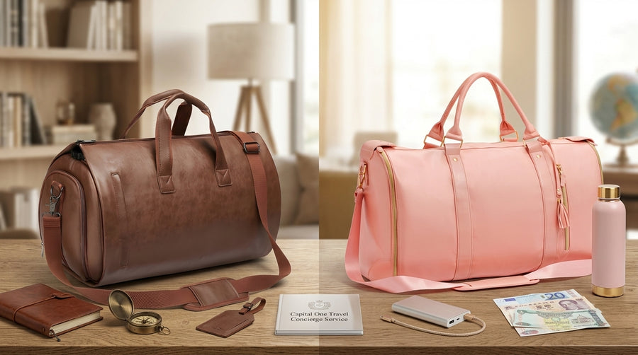 Capital One travel concierge service vs Amex for finding luxury travel bags