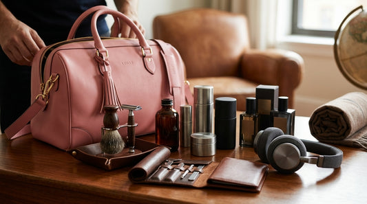 A Curated Travel Kit Gift for Him: Essential Accessories for Long Flights