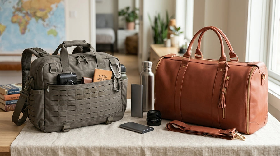 Hill People Gear Commuter Bag vs Luhxe Leather Travel Bag Comparison