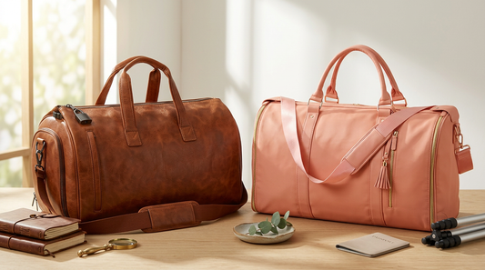 Leather Duffel Bag vs Nylon Travel Bags for Modern Travelers