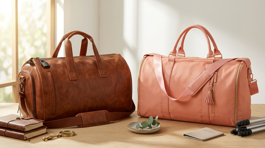 Leather Duffel Bag vs Nylon Travel Bags for Modern Travelers