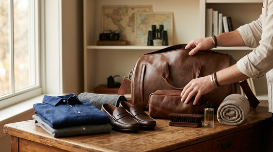 Styling a Leather Duffel Bag for Work and Weekend Travel