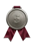 Rank 5 medal