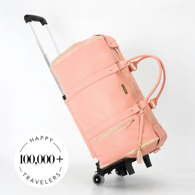 Luhxe Travel Bag 2.0 Roller Edition in Rose